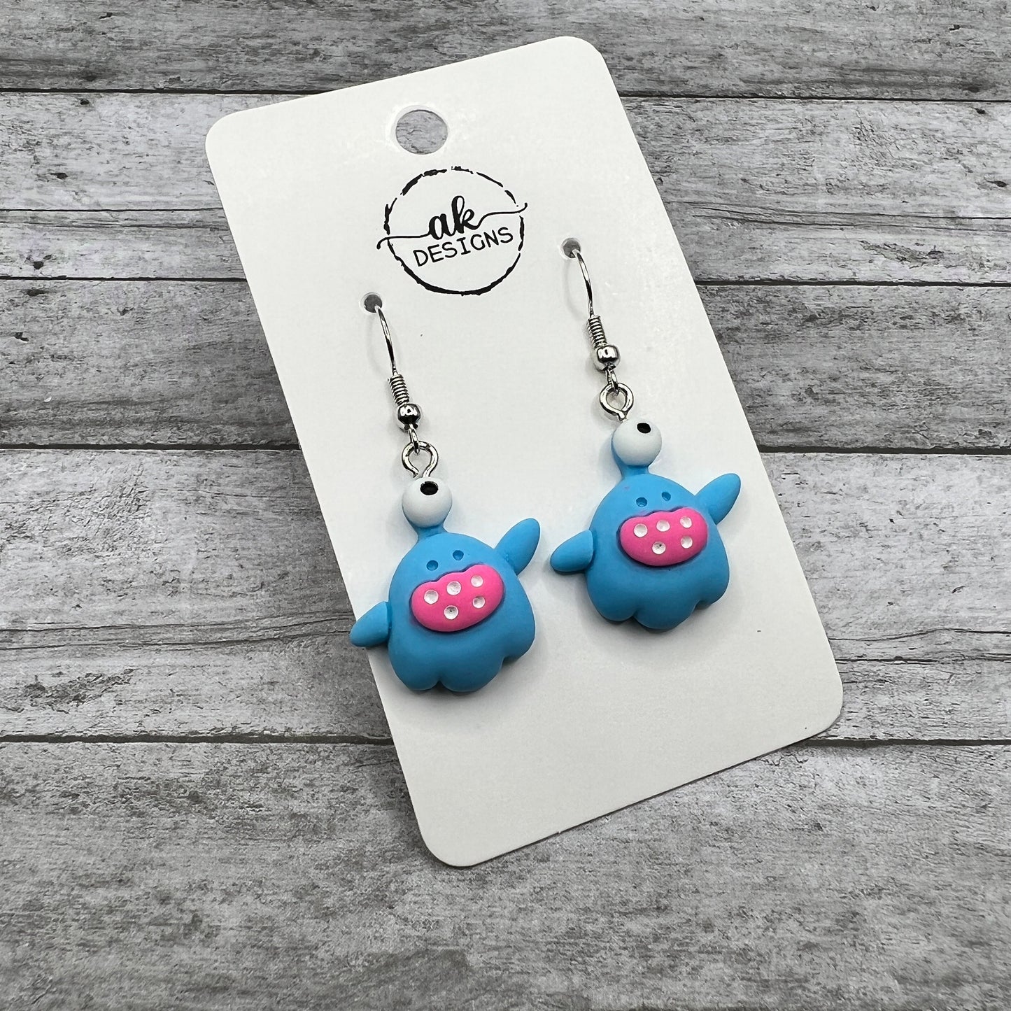 Kawaii Monster Alien Cartoon Earrings - Wacky Clearance