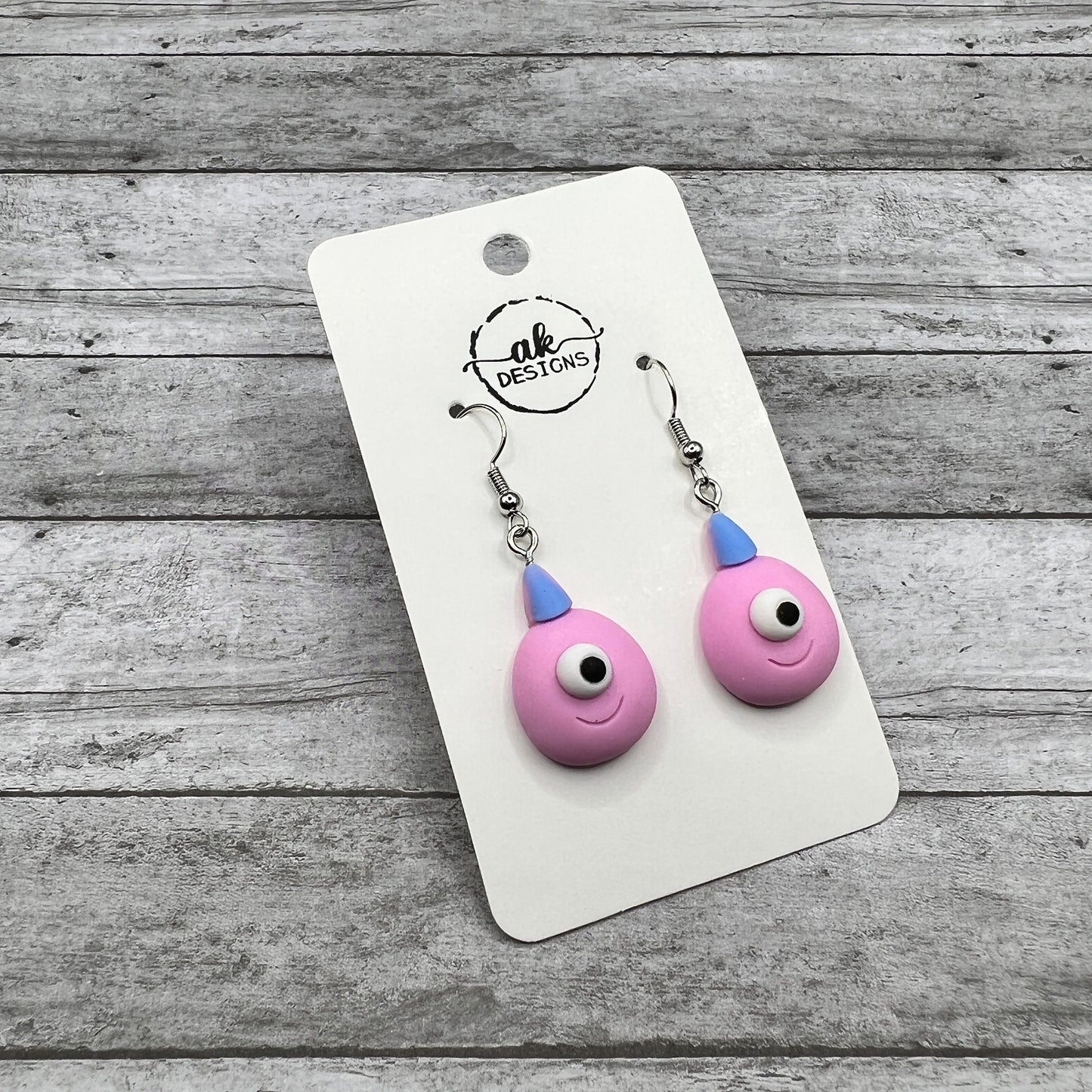 Kawaii Monster Alien Cartoon Earrings - Wacky Clearance