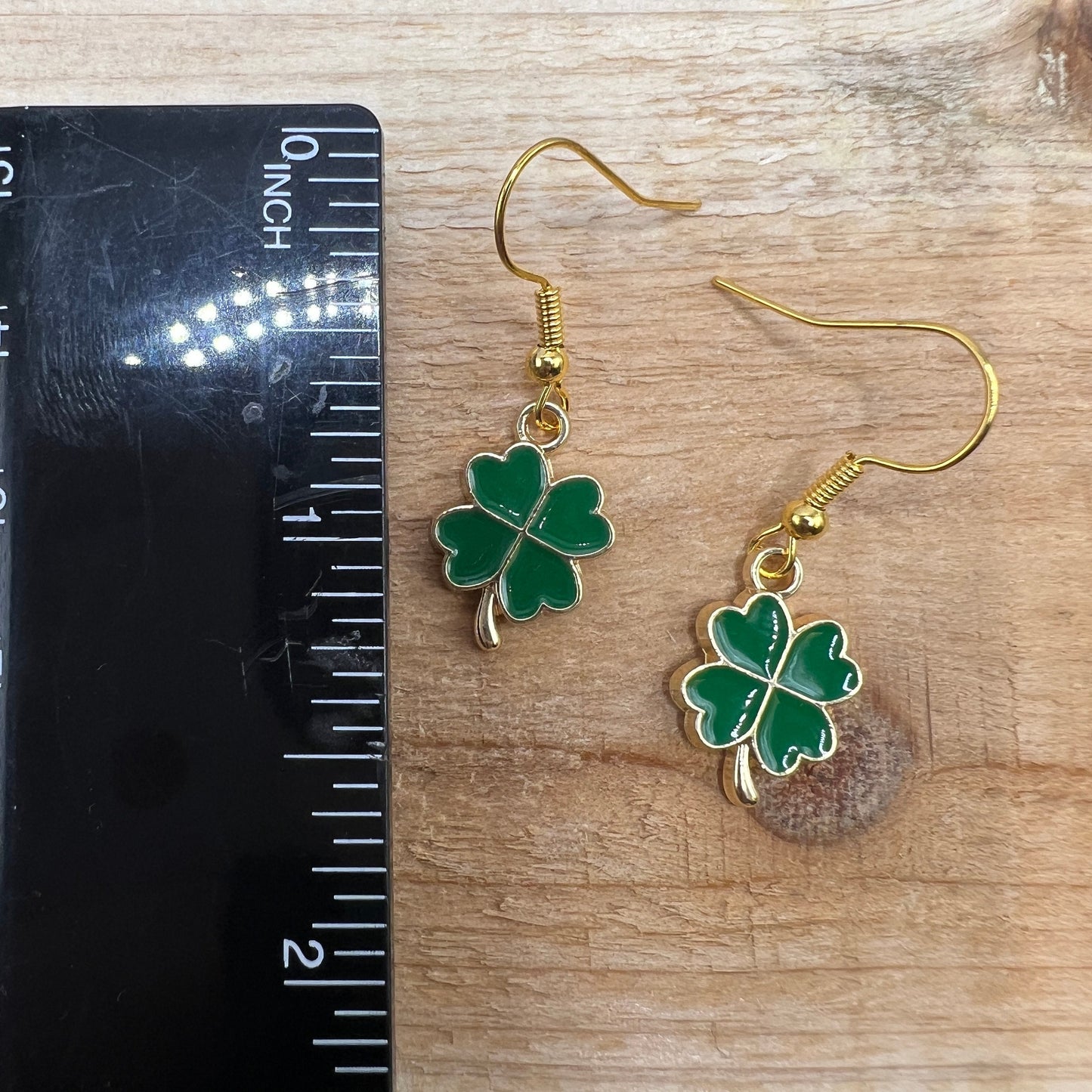St. Patrick's Day Irish Shamrock Lightweight Hypoallergenic Small / Dainty  Earrings - Clearance