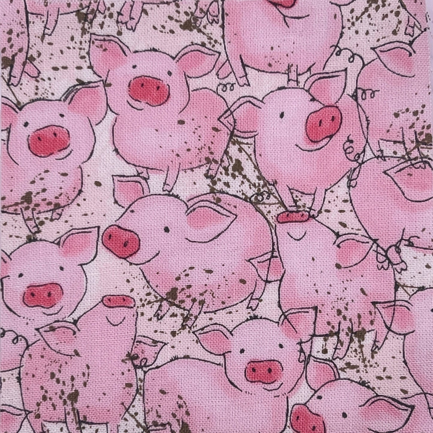 Pink Pigs in Mud  20" Lanyard